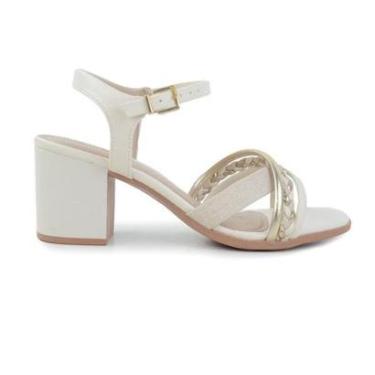 Imagem de Sandália Feminina Ramarim Coconut Branca - 2431-Feminino