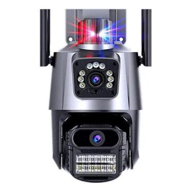 Imagem de Câmera de Segurança WiFi 8x Zoom 2 Lentes Full HD 1080 com Alarme Dete