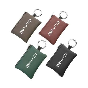 Imagem de Carteira De Couro Para Chaves E Cartões Para BYD Atto 3 Yuan plus Han 