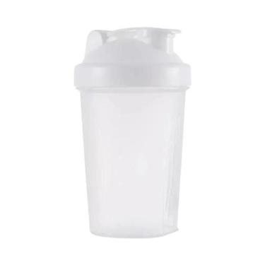 Imagem de Garrafa Portátil Para Shake De Proteína De 400ml E 600ml Com Bola De M
