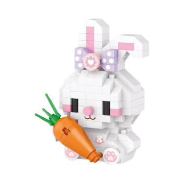 Imagem de Conjunto De Brinquedos De Animais Em Desenho Animado Fofo LOZ, Blocos 