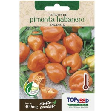 Imagem de Sementes de Pimenta Habanero (Orange) TOPSEED