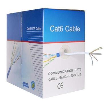 Imagem de Cabo De Rede Internet Cat6 305 Metros 4 Pares Cftv Utp Lan - Xway, Bra