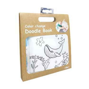 Imagem de Livro de Banho Para Colorir Fundo do Mar Domni