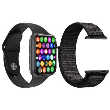 Imagem de Kit Smartwatch Iwo8 Lite Plus Preto + Pulseira Preto