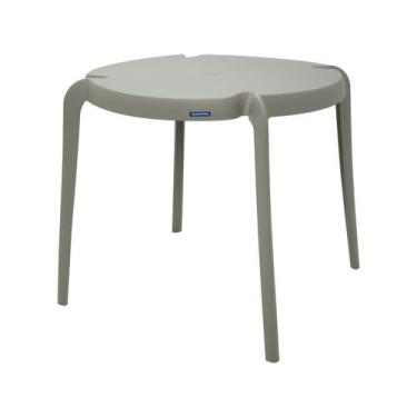Imagem de Mesa Clarice Camurça 79 Cm Em Polipropileno Fibra De Vidro - TRAMONTIN