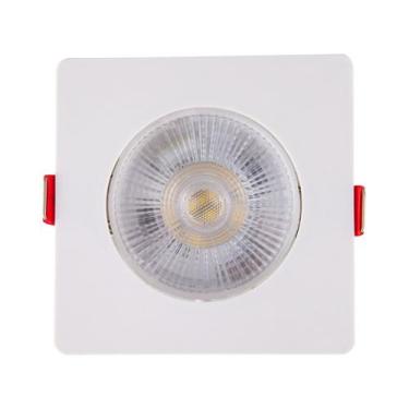 Imagem de Spot Led Authentic Quadrado Embutir Branco 5W 400 Lumens Branco Frio 6