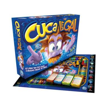 Imagem de Jogo Tabuleiro Cuca Legal Com 672 Perguntas 6 Peoes E Dado - Pais & Fi