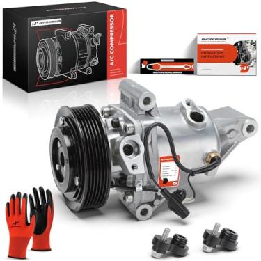 Imagem de A-Premium Compressor De Ar Condicionado Com Embreagem Compatível Suzuki Sx4 2.0L 2010-2013, Crossover 2012, Polia 6 Ranhuras
