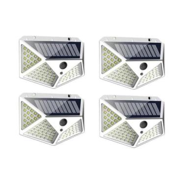 Imagem de 12 Luzes Solares de Parede com Sensor de Movimento - 100 LEDs - Ilumin