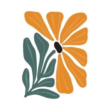 Imagem de Pôster De Arte Floral Boho, Pintura Em Tela, Arte Botânica Vintage Par