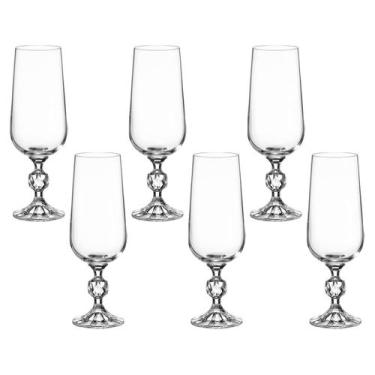 Imagem de Taça de Cristal Bohemia Para Cerveja 280 ml Claudia 6 Peças - Bohemia 