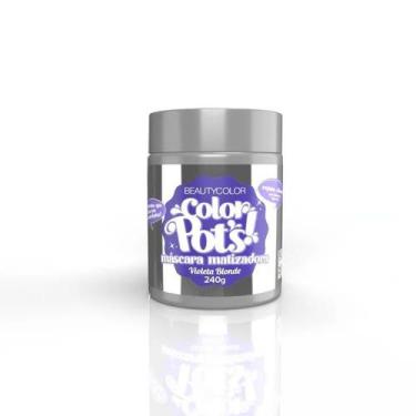 Imagem de Máscara Matizadora Color Pots - Violeta Blonde 240g para Cabelos Loiro