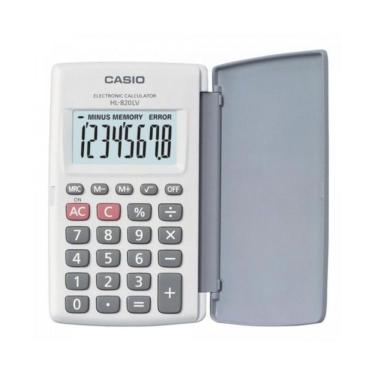Imagem de Calculadora De Bolso Casio Hl-820lv 8 Dígitos Branca