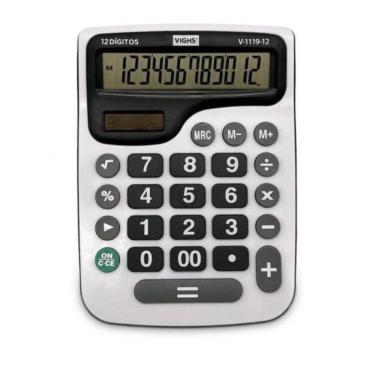 Imagem de Calculadora De Mesa Vighs V-1119-12 12 Dígitos