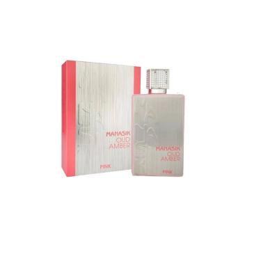 Imagem de Perfume Oud Amber Pink Feminino Eau de Parfum Oriental Floral 100ML Fragrância Sofisticada Moderna