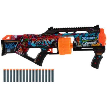 Imagem de Lançador de Dardos X-Shot Skins Last Stand - Candide 17 Peças