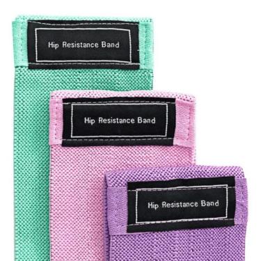 Imagem de Kit 3 Faixas Elásticas para Exercícios IF02002 para Fortalecimento, Alongamento e Reabi...