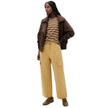 Imagem de Calça Hering Barrel Cintura Média Sarja-Feminino