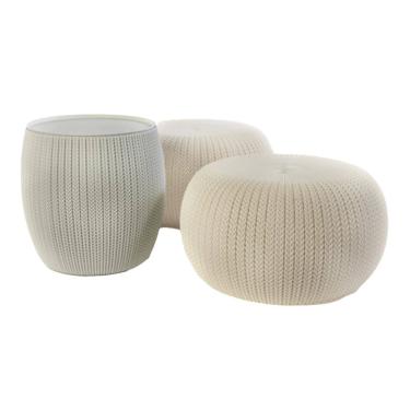 Imagem de Conjunto Pufe e Mesa baú Cozy Seat