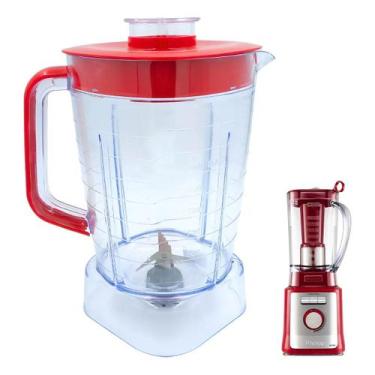 Imagem de Copo Serve P/ Liquidificador para Philco PLQ1600 Easy Smart Turbo/Brit
