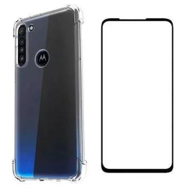 Imagem de Capinha Anti Impacto Motorola Moto G8 Power XT2041-1 + Película 5D Cer