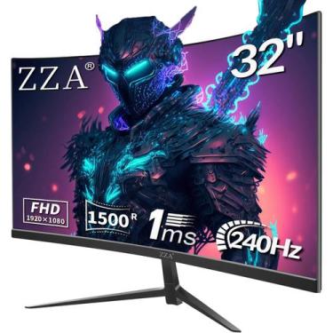 Imagem de Monitor ZZA 32 Curved FHD 1920x1080 240 Hz 1ms FreeSync