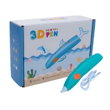 Imagem de Caneta Impressora 3D Golfinho C/ Filamento - Maker Store