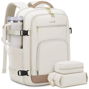 Imagem de Mochila de viagem LOVEVOOK 40L para mulheres com laptop de 17" à prova
