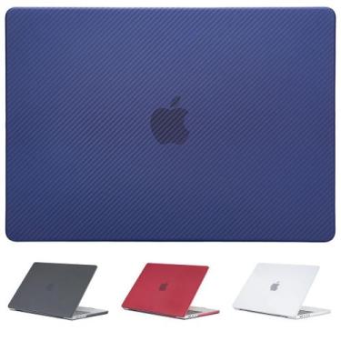 Imagem de Capa Fibra de Carbono MacBook Air 13.6 M4 2025 (A3240) - Hars, Azul