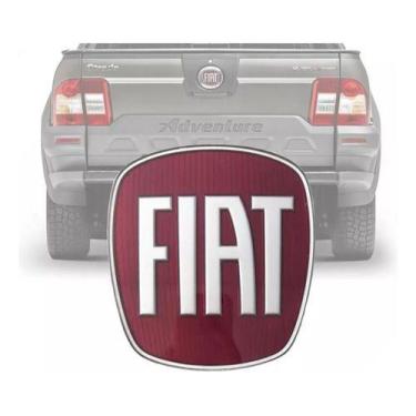 Imagem de Emblema Tampa Maçaneta Traseira Fiat Strada Vermelho 09/2019 - ALG