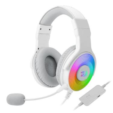 Imagem de Headset Gamer Redragon Pandora 2 Lunar White RGB 50mm - H350W-RGB-1