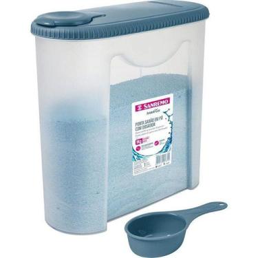 Imagem de Acessório Para Lavanderia Porta Sabão Em Pó 1kg - Sanremo