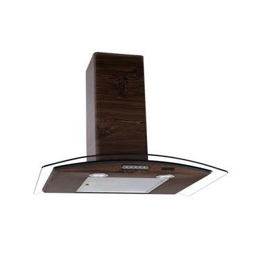 Imagem de Coifa de Parede Nardelli Vidro Curvo Slim 70cm Vidro Temperado Inox 220V