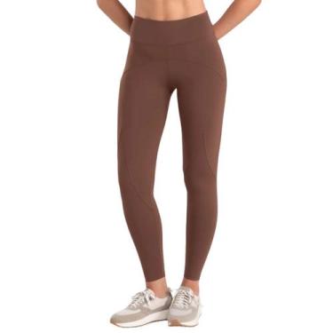Imagem de Calça Legging Esportiva Mash, Marrom, P