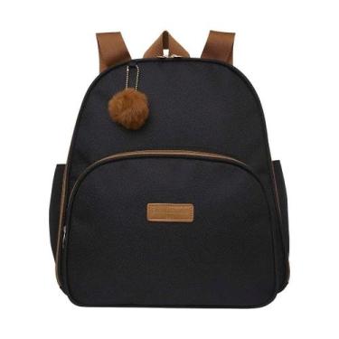 Imagem de Mochila de Maternidade Pirulitando Baby Família Preto, Preto