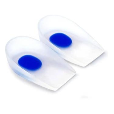 Imagem de Calcanheira hidrolight para esporao c/ponto azul, BRANCO / AZUL, P