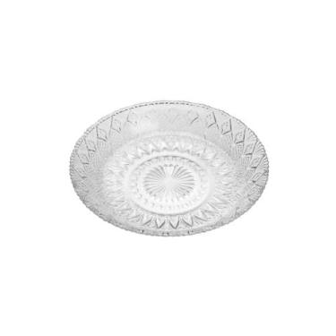 Imagem de Prato Para Bolo De Vidro King 30x6cm Transparente Lyor