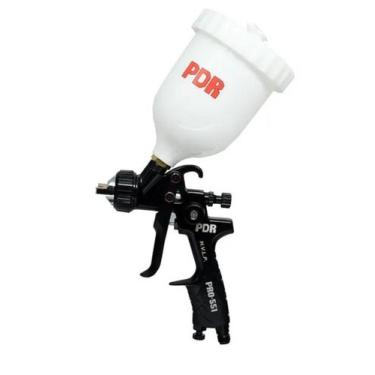 Imagem de Pistola de Pintura Gravidade HVLP 1,4mm 600ml Branco PDR