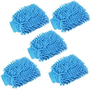 Imagem de Kit 5 Luva de Microfibra Multiuso Carro e Limpeza Geral - JP2