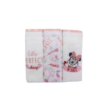 Imagem de Fralda Disney 3929 minnie bordada com 3 unidades - Minasrey
