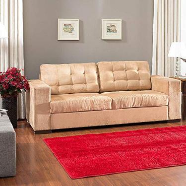 Imagem de Tapete Felpudo Apolo Soft Casa Dona 200x250cm Vermelho