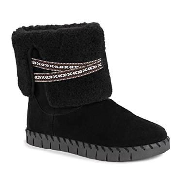 Imagem de MUK LUKS Botas Masculinas Femininas Flexi Montauk Fashion, Preto, 10