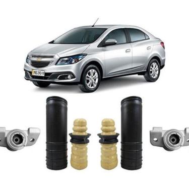 Imagem de 2 Kit Coxim Batente Amortecedor Traseiro Prisma 2017 18 19