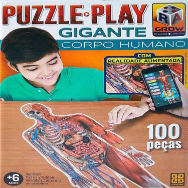Imagem de Puzzle Play Gigante - Corpo Humano Grow - 3636