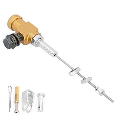 Imagem de Bomba de haste de embreagem, cilindro de embreagem anticorrosão e liga de alumínio resistente ao calor para moto suja para ATV para motocicleta(ouro)