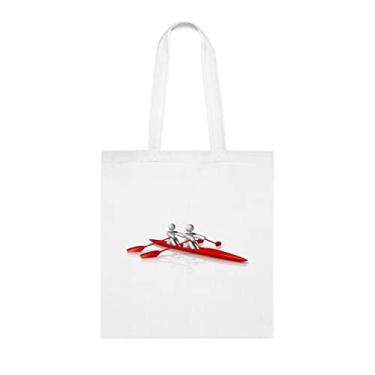 Imagem de Sacola de remo 3, presente de remo, bolsa de ombro de remo, sacos reutilizáveis de remo, ideia de presente de cesta de natal de aniversário, presente para ela, presente para ele, bolsa