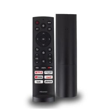 Imagem de Aurabeam EN-2A27 Controle remoto de substituição para TV Hisense 4K Ultra HD Smart TV LED com Netflix Vudu Amazon e YouTube Botões H9F H8F H6570F H4F H9E Plus H8C Series (PV2A27 / 179430)