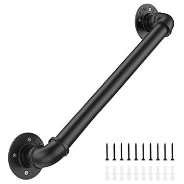 Imagem de AB1 Corredor Passagem Escada Alça de Corrimão Escada Corrimão Trilho de Apoio de Parede Trilhos Preto AB1 (um, quatro)