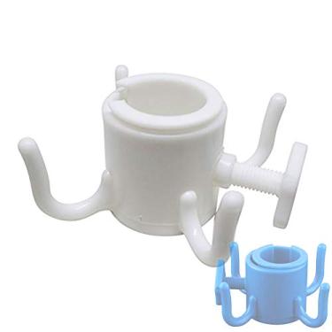 Imagem de AKOAK 4 pinos gancho de plástico para pendurar guarda-chuva de praia para toalhas/sol/bolsas de praia, 1 peça, cor aleatória